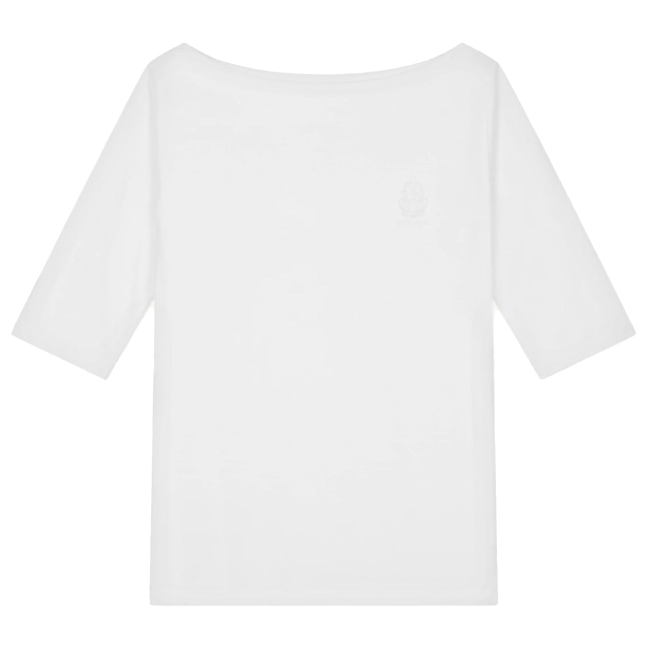 DONDUP T-Shirt Scollo Barca DS028JF0271DIT1DD 000 BIANCO 