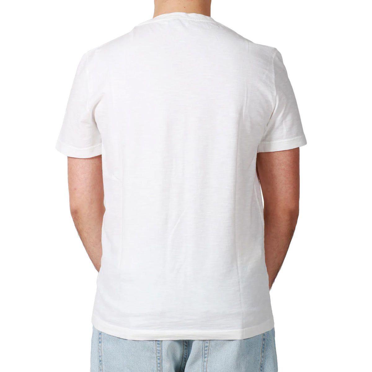DONDUP T-Shirt In Jersey Fiammato US198JF0195U 000 BIANCO 