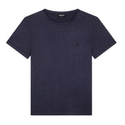 DONDUP T-Shirt Girocollo In Jersey Fiammato US198JF0195U 890 BLU 