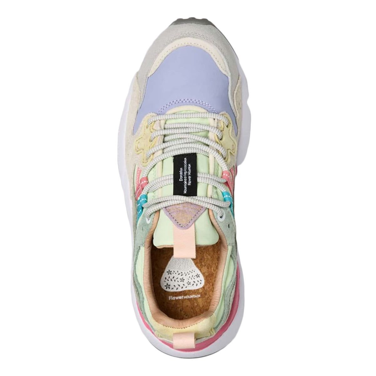 FLOWER MOUNTAIN Sneakers Yamano 3 Donna Grigio Chiaro Lilla 1B88001201781701 LIGHTGREY/LILAC 
