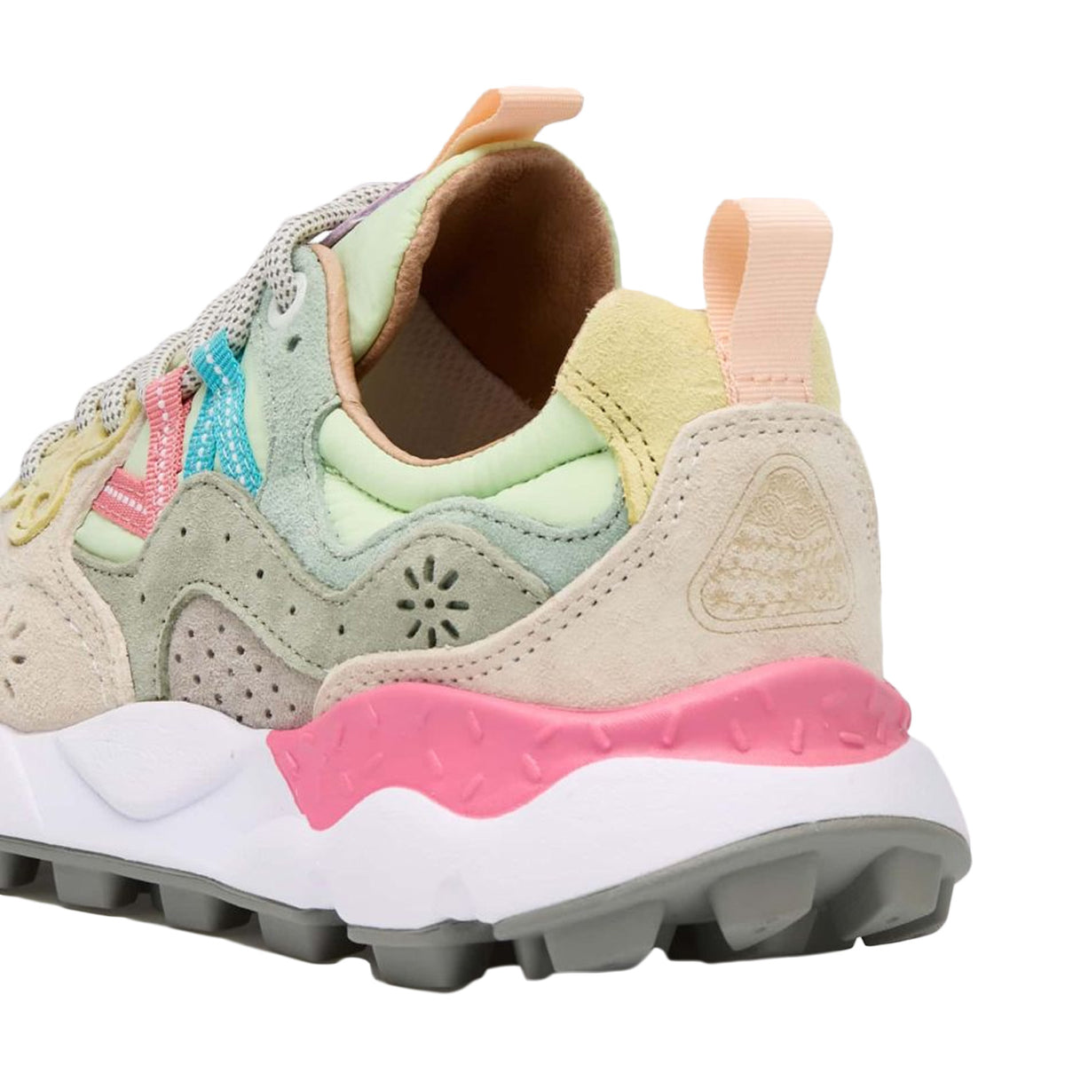 FLOWER MOUNTAIN Sneakers Yamano 3 Donna Grigio Chiaro Lilla 1B88001201781701 LIGHTGREY/LILAC 