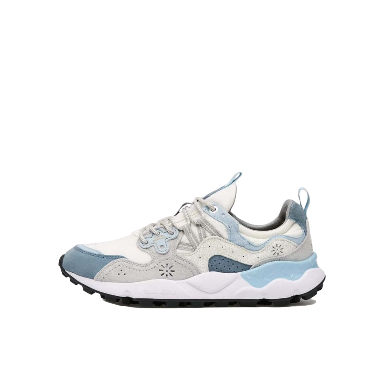 FLOWER MOUNTAIN Sneakers Yamano 3 Uomo Celeste Bianco Grigio 1C870012017816 CELESTE/WHITEGREY 