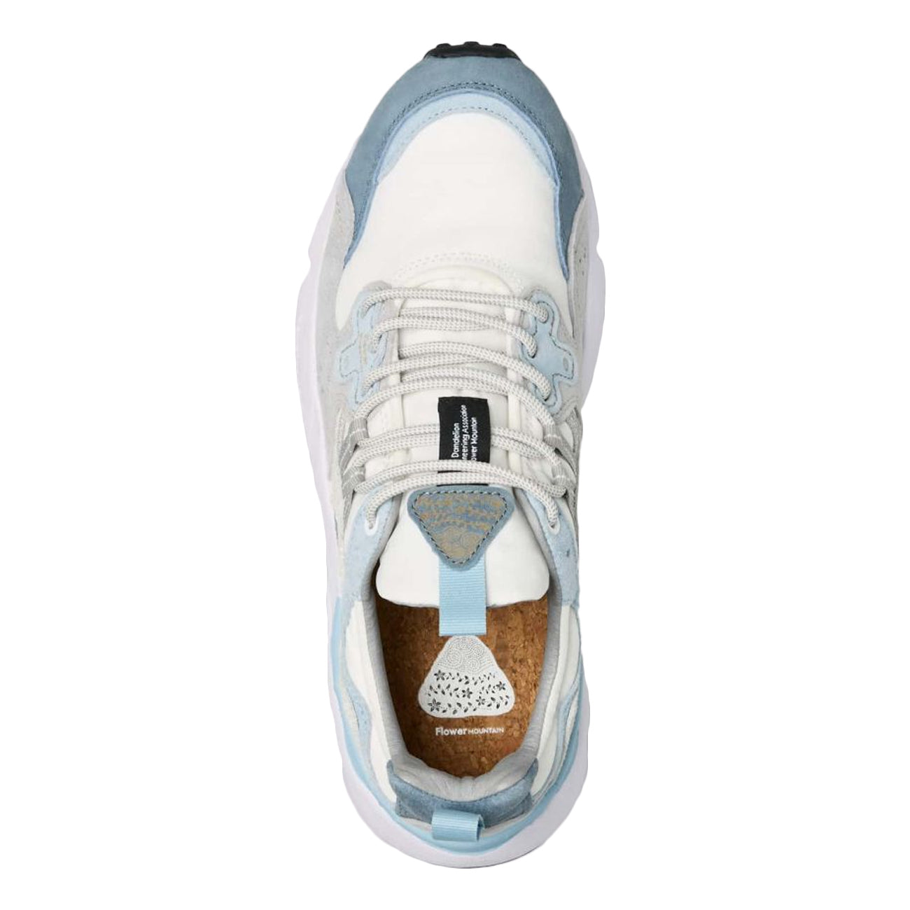 FLOWER MOUNTAIN Sneakers Yamano 3 Uomo Celeste Bianco Grigio 1C870012017816 CELESTE/WHITEGREY 