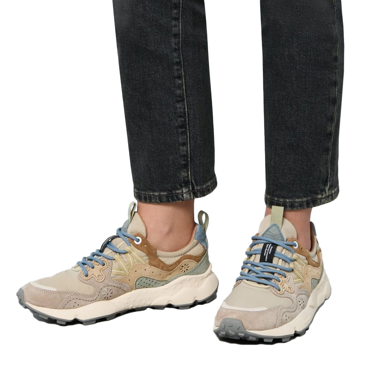FLOWER MOUNTAIN Sneakers Yamano 3 Unisex Taupe Beige Chiaro 1D53001201781801 TAUPE/LIGHTBEIGE 
