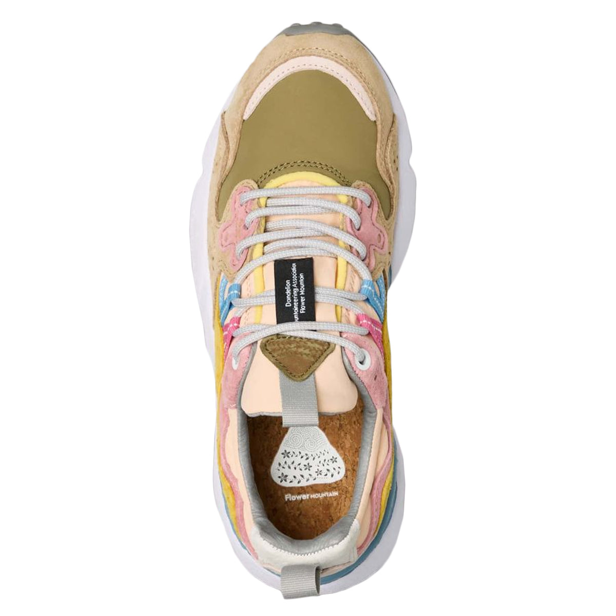 FLOWER MOUNTAIN Sneakers Yamano 3 In Camoscio E Tessuto Tecnico 1M71000201781701 DARKROSE/CHESTNUT 