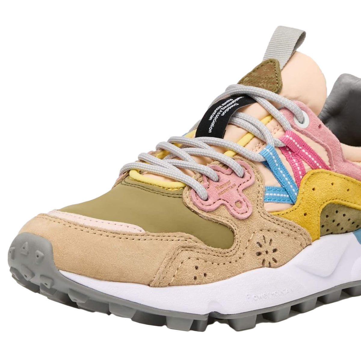 FLOWER MOUNTAIN Sneakers Yamano 3 In Camoscio E Tessuto Tecnico 1M71000201781701 DARKROSE/CHESTNUT 