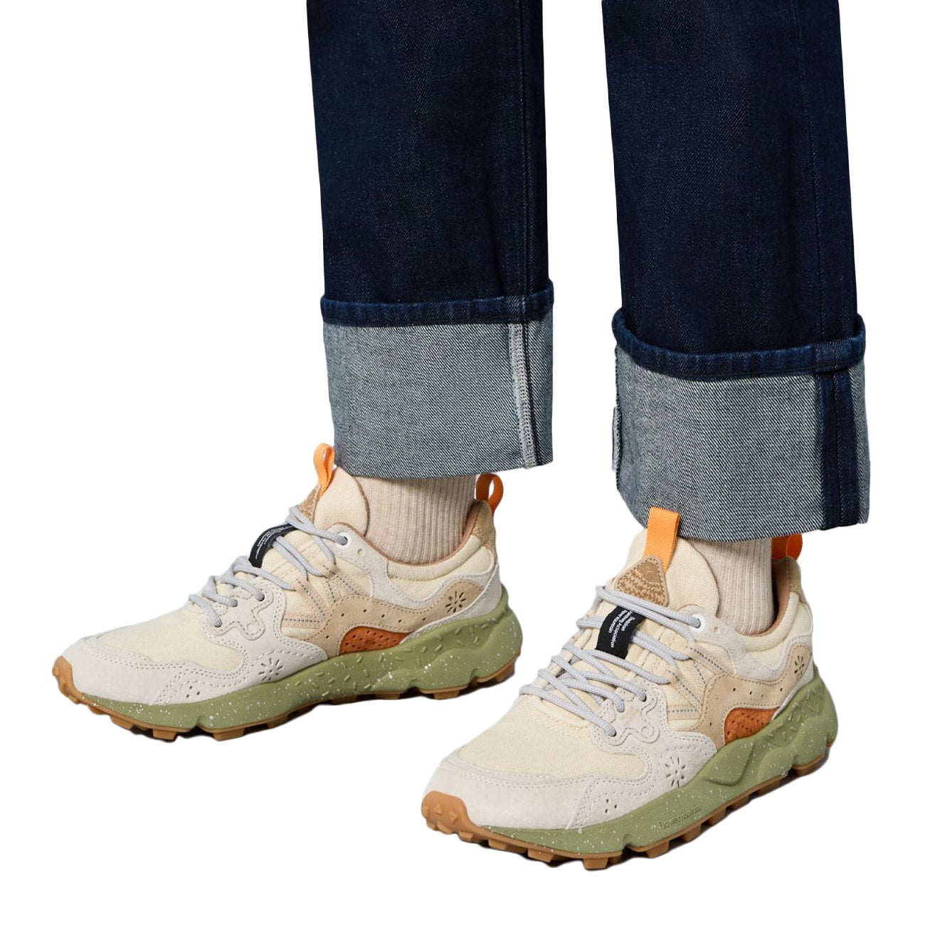 FLOWER MOUNTAIN Sneakers Yamano 3 Unisex Latte Beige 2N14001201781838 MILK/BEIGE 