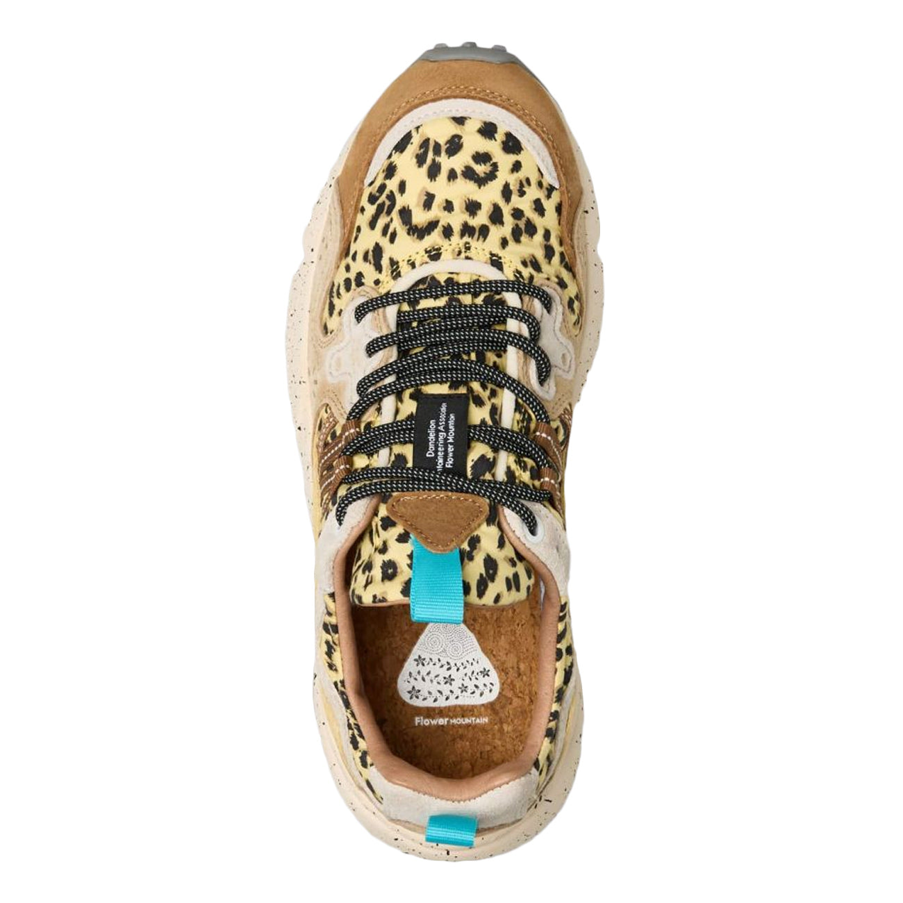 FLOWER MOUNTAIN Sneakers Yamano 3 Stampa Leopardata Unisex Marrone Taupe 4D11001201781841 BROWN/TAUPE 