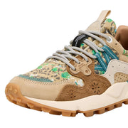 FLOWER MOUNTAIN Sneakers Yamano 3 Stampa Florale Donna Marrone Chiaro Marrone Scuro 4D30001201781740 LIGHTBROWN/DARKBROWN 