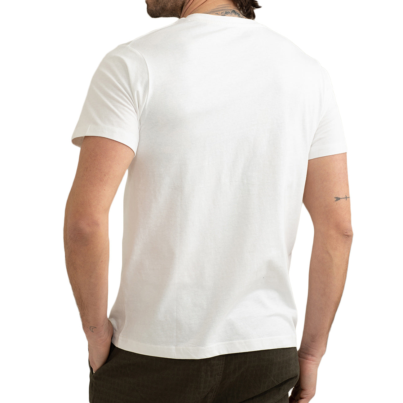 FRED MELLO T-Shirt Girocollo FM25S12TG A0001 BIANCO 