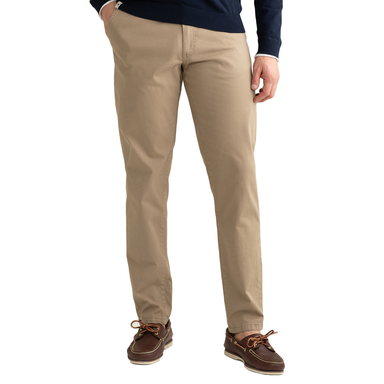 FRED MELLO Pantalone In Tessuto Armatuato Leggermente Elasticizzato FMQUEENS A0110 SAND 