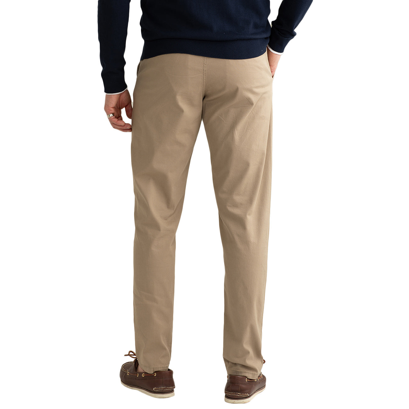 FRED MELLO Pantalone In Tessuto Armatuato Leggermente Elasticizzato FMQUEENS A0110 SAND 