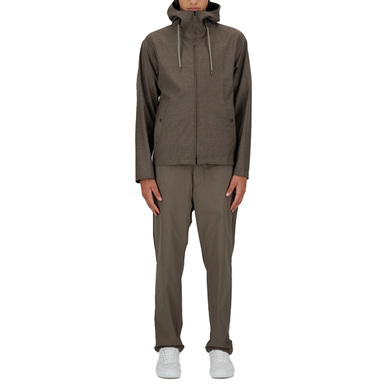 HERNO Giubbotto Dettagli Alcantara GI000454U-33441 2600 TORTORA 
