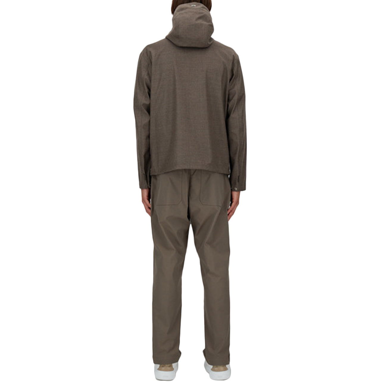 HERNO Giubbotto Dettagli Alcantara GI000454U-33441 2600 TORTORA 