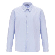 HERNO Shacket In Cotone A Righe GI000512U-13255 9105 AZZURRO 