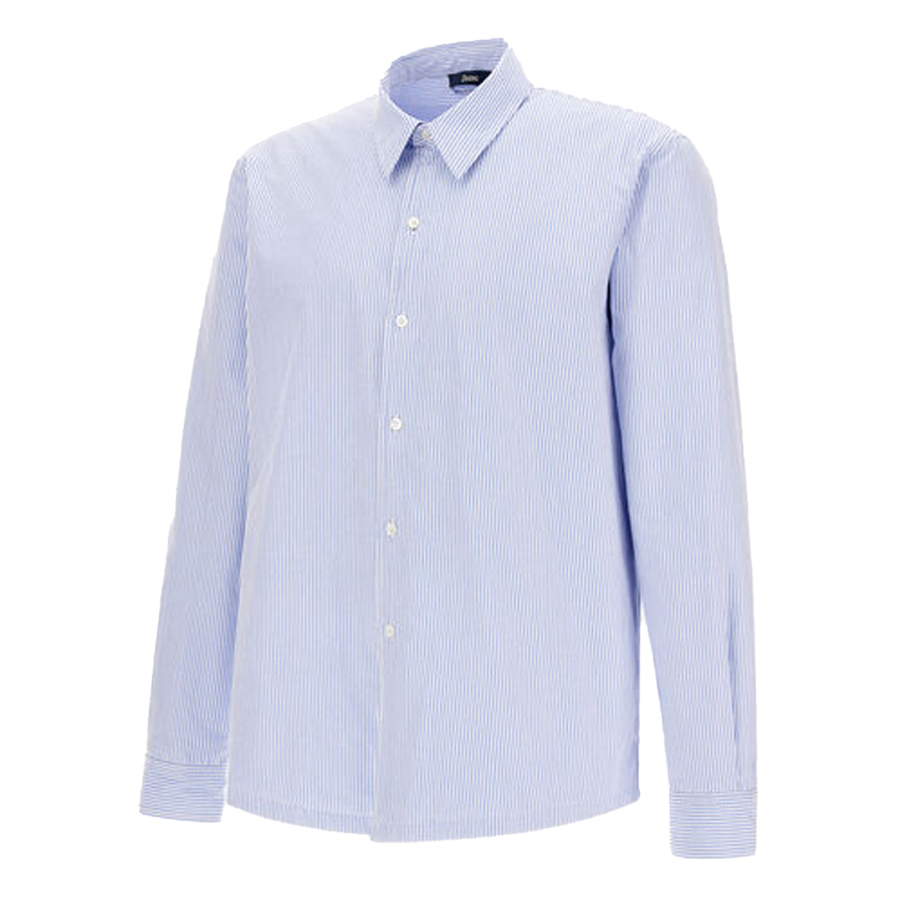 HERNO Shacket In Cotone A Righe GI000512U-13255 9105 AZZURRO 