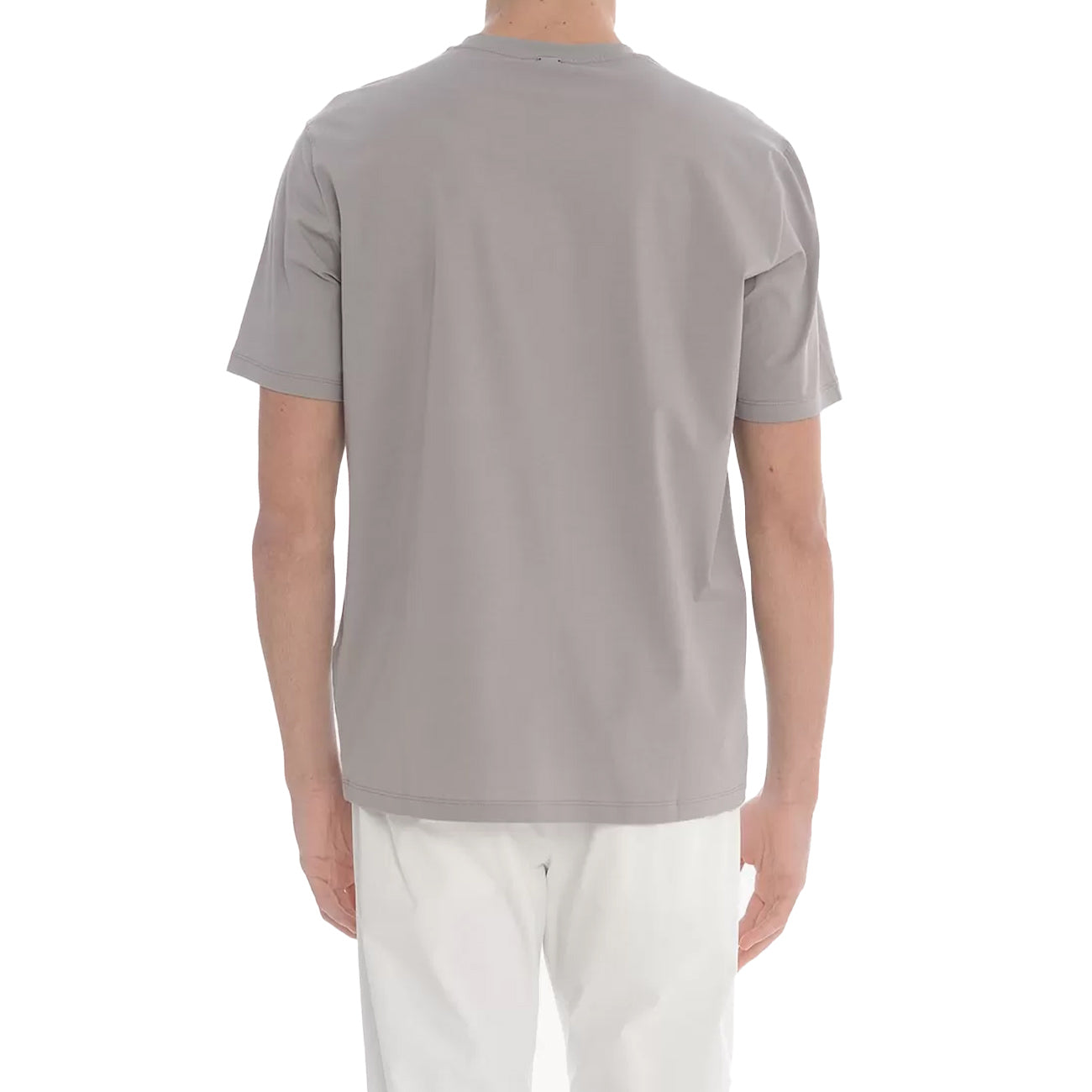 HERNO T-Shirt In Cotone Elasticizzato Superfine JG000174U-52003 9408 GRIGIO 