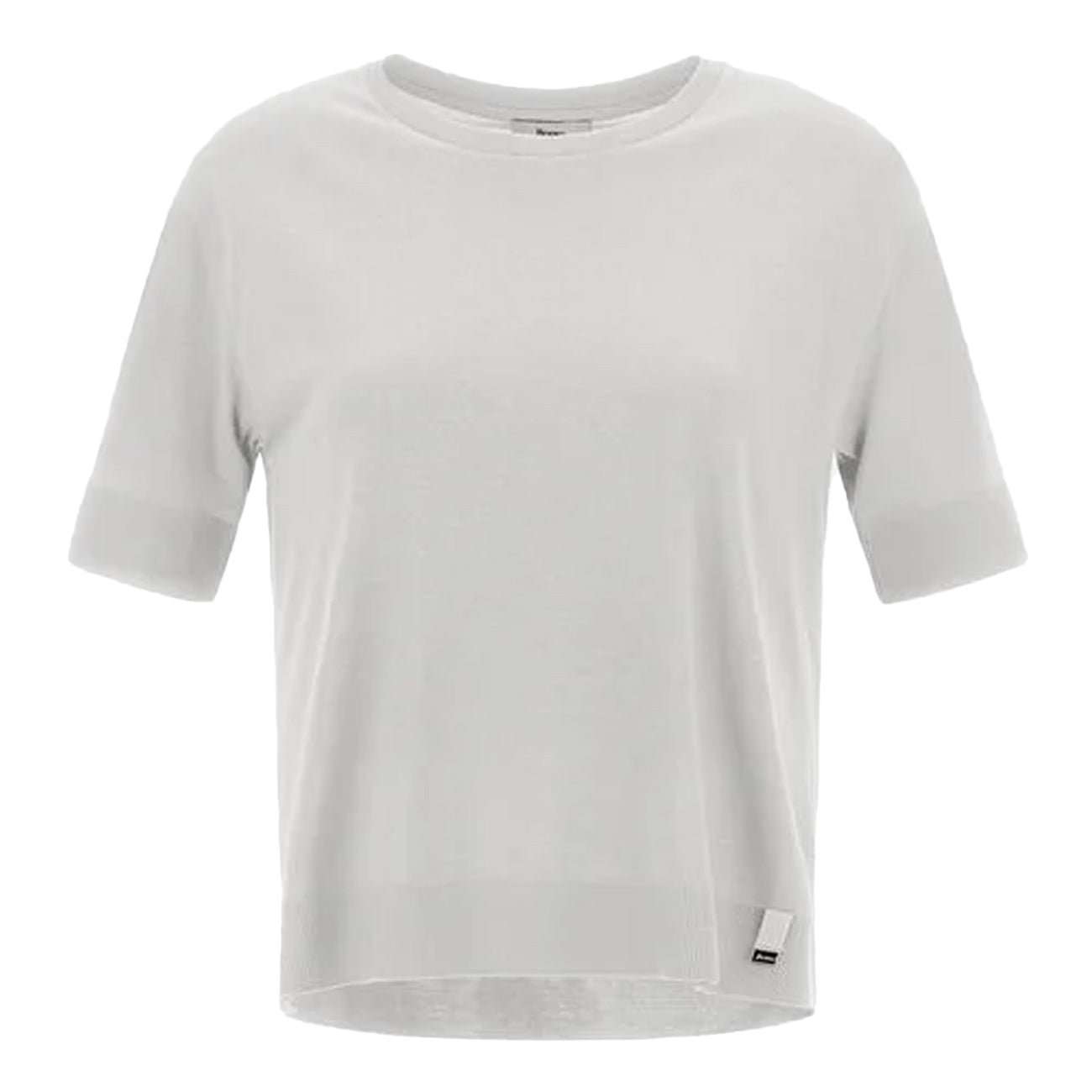 HERNO T-Shirt In Glam Knit Effect JG000223D-52056 1000 BIANCO 