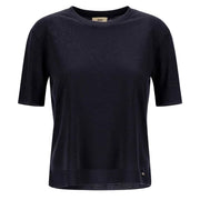 HERNO T-Shirt In Glam Knit Effect JG000223D-52056 9200 BLU 