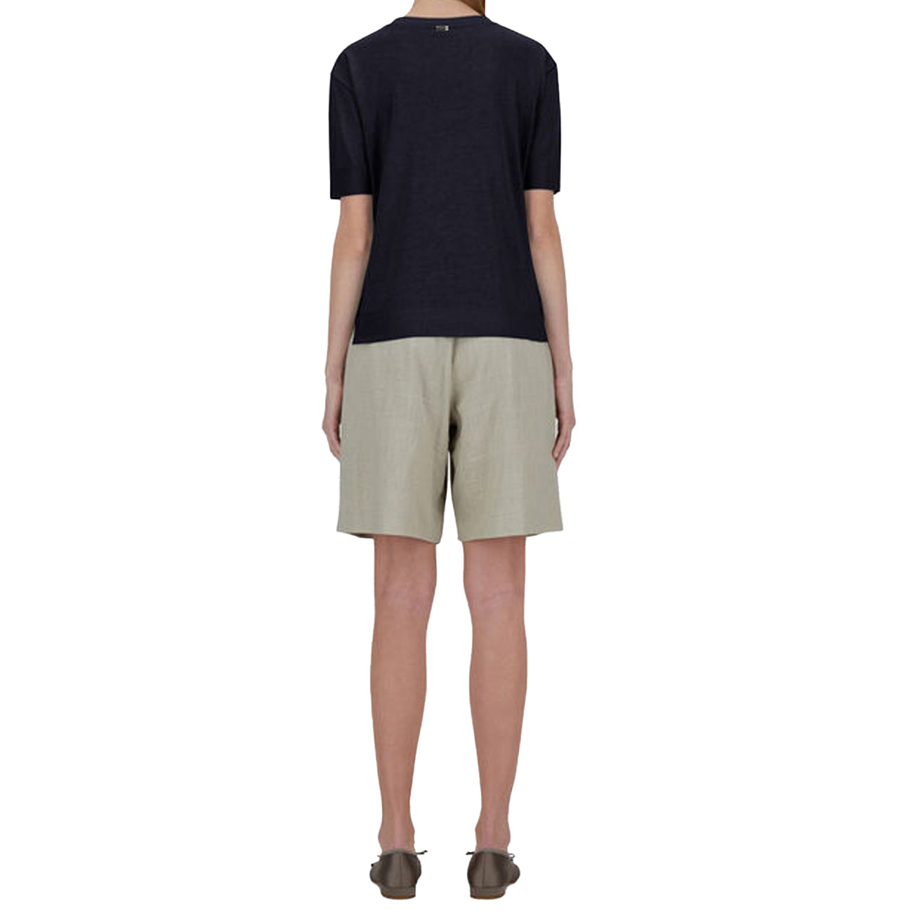 HERNO T-Shirt In Glam Knit Effect JG000223D-52056 9200 BLU 