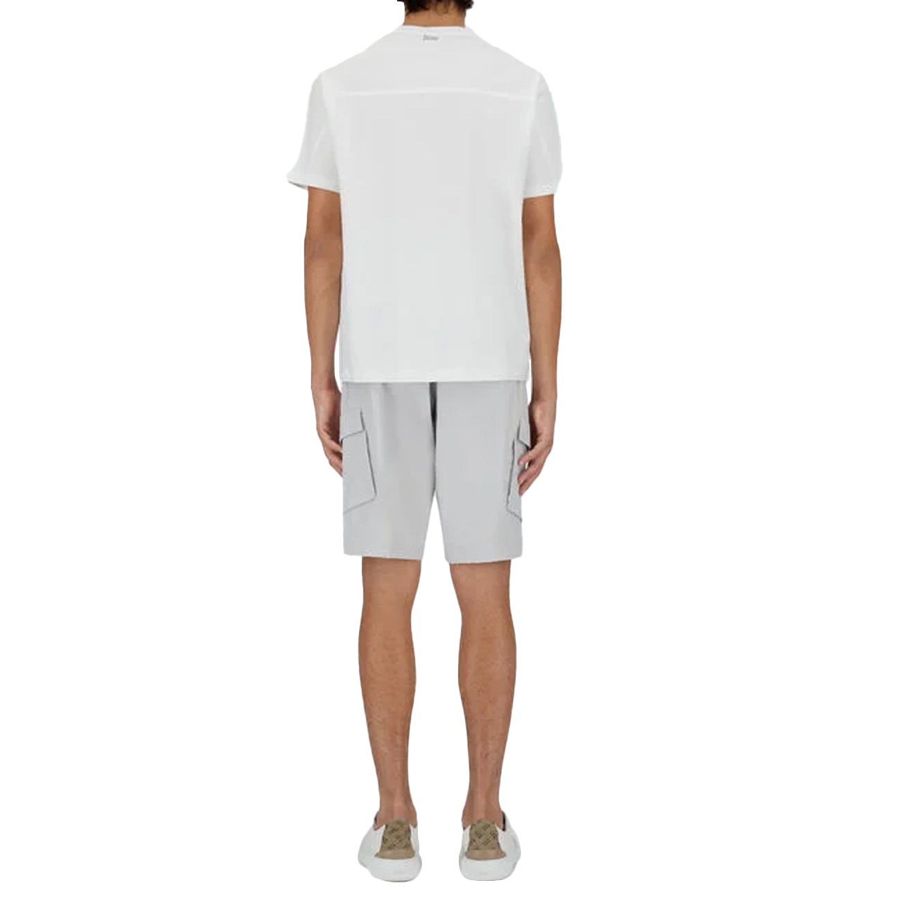 HERNO T-Shirt In Cotone Stretch Superfine JG000237U-52003 1000 BIANCO 