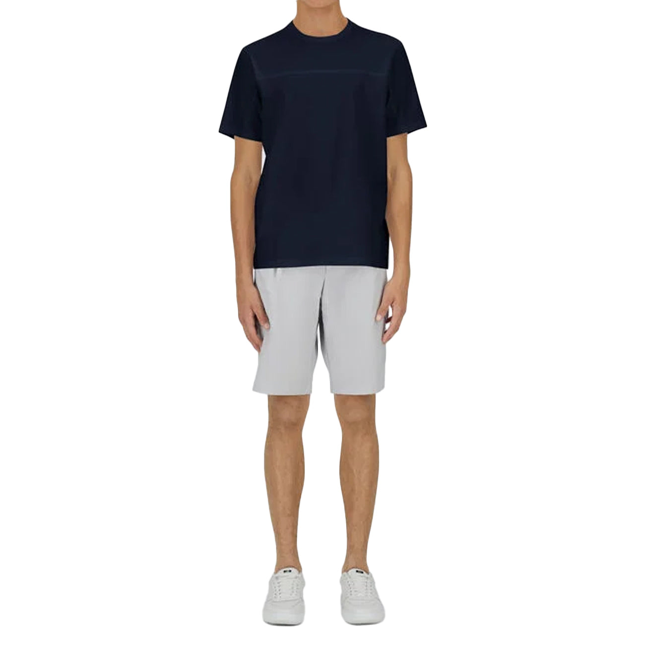 HERNO T-Shirt In Cotone Stretch Superfine JG000237U-52003 9200 BLU 