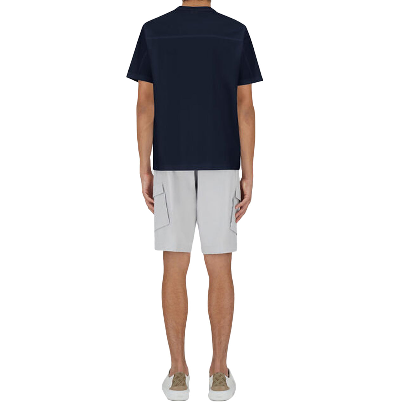 HERNO T-Shirt In Cotone Stretch Superfine JG000237U-52003 9200 BLU 