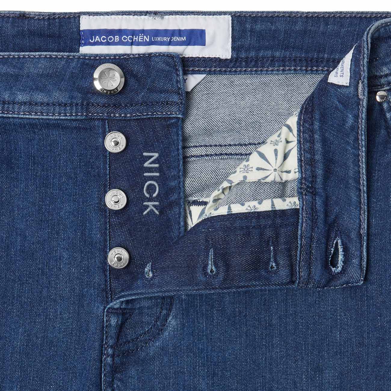 JACOB COHEN Jeans Nick Slim Fit Uomo Blu Medio JUMQE006033S3623S1 200D MEDIUM BLUE 