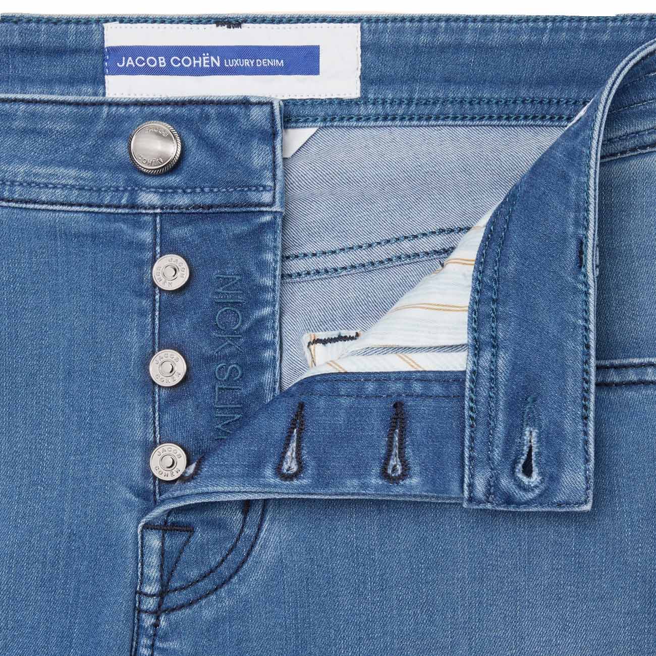 JACOB COHEN Jeans Nick Slim Fit Uomo Denim Medio JUMQE006055P3582S1 200D MEDIUM BLUE 