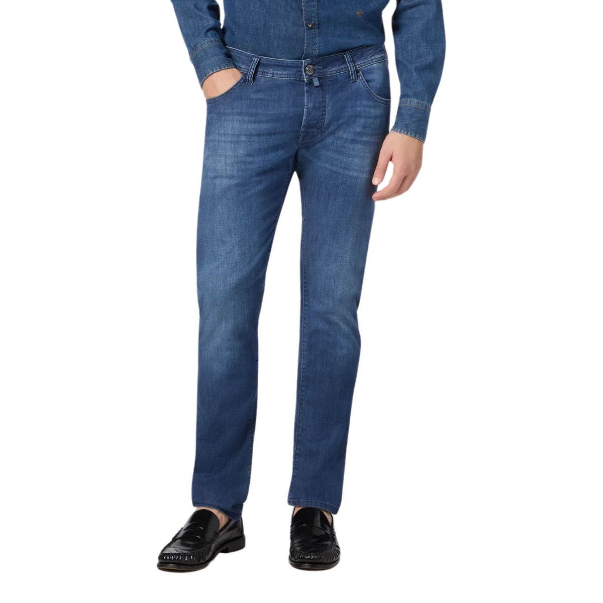 JACOB COHEN Jeans Nick Slim Fit Uomo Blu Scuro JUMQUE007058S3735V1 100D DARK BLUE 