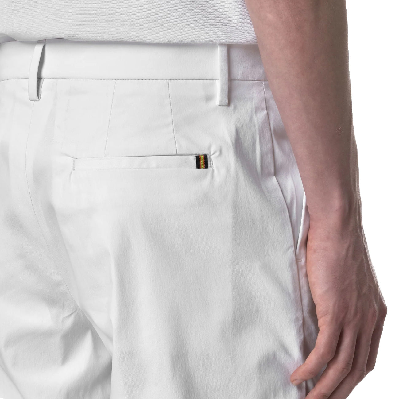 K-WAY Pantalone Da Golf Ralph Twill Tech K21454w UZ9 WHITE BRIGHT 