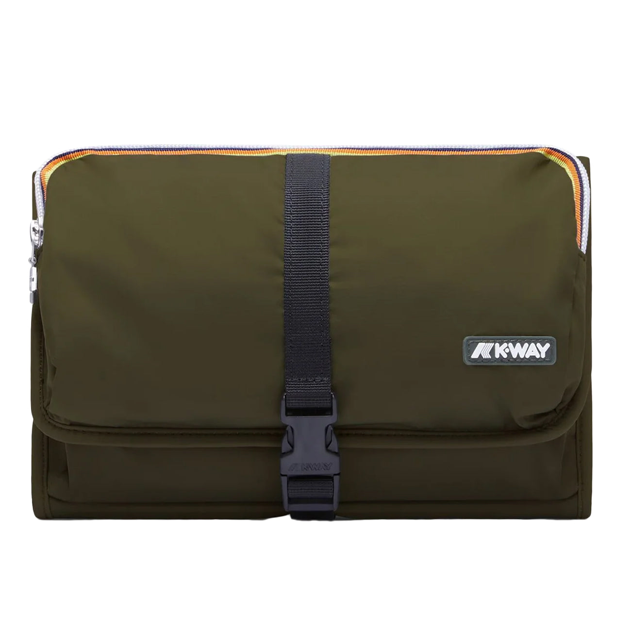 K-WAY Beauty Case Unisex Reville K4127VW WMR GREEN BLACKISH 