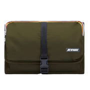 K-WAY Beauty Case Unisex Reville K4127VW WMR GREEN BLACKISH 