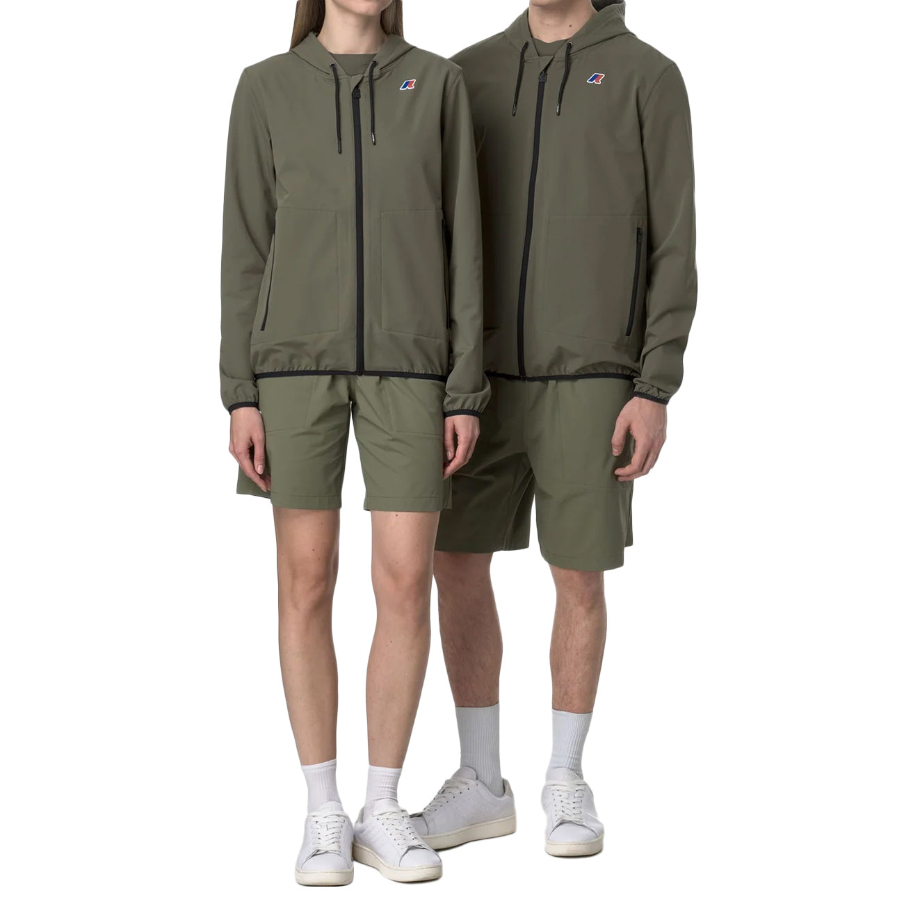 K-WAY Bermuda Da Viaggio Nesty Travel K7124QW V15 GREEN LICHEN 