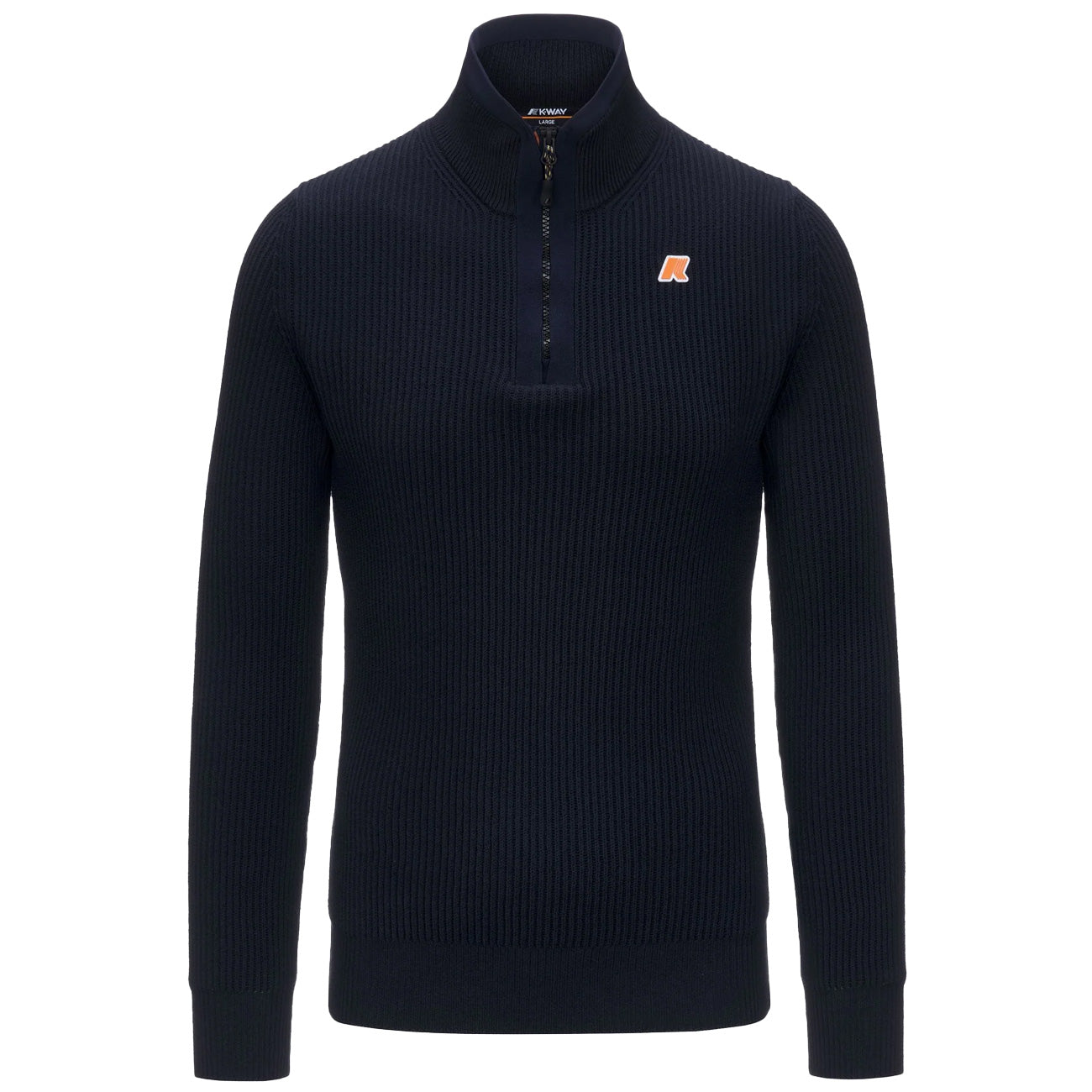 K-WAY Pullover Mezza Zip Finnet K7141LW K89 BLUE DEPTH 