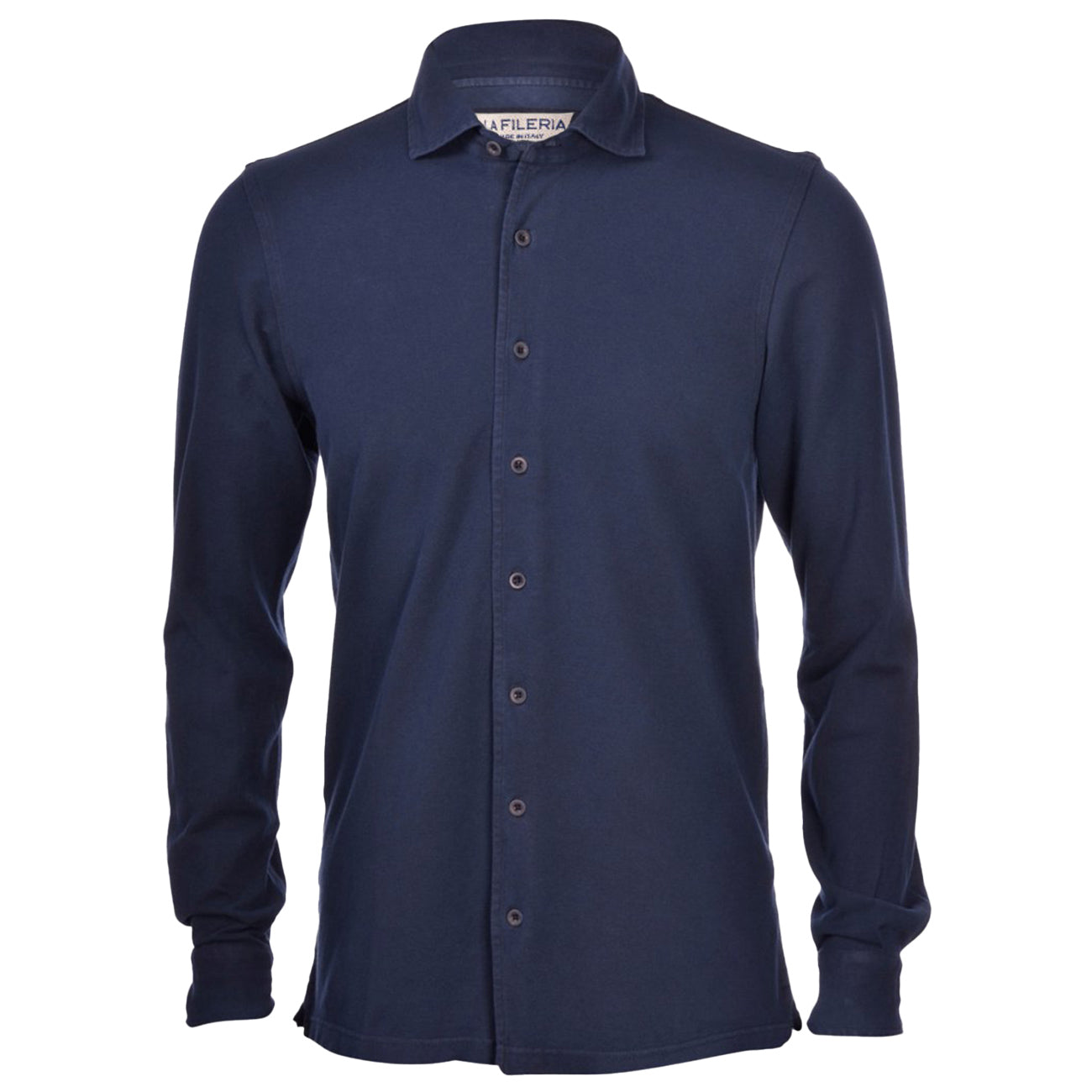 LA FILERIA Camicia In Cotone 60109/79081 598 BLU NAVY 