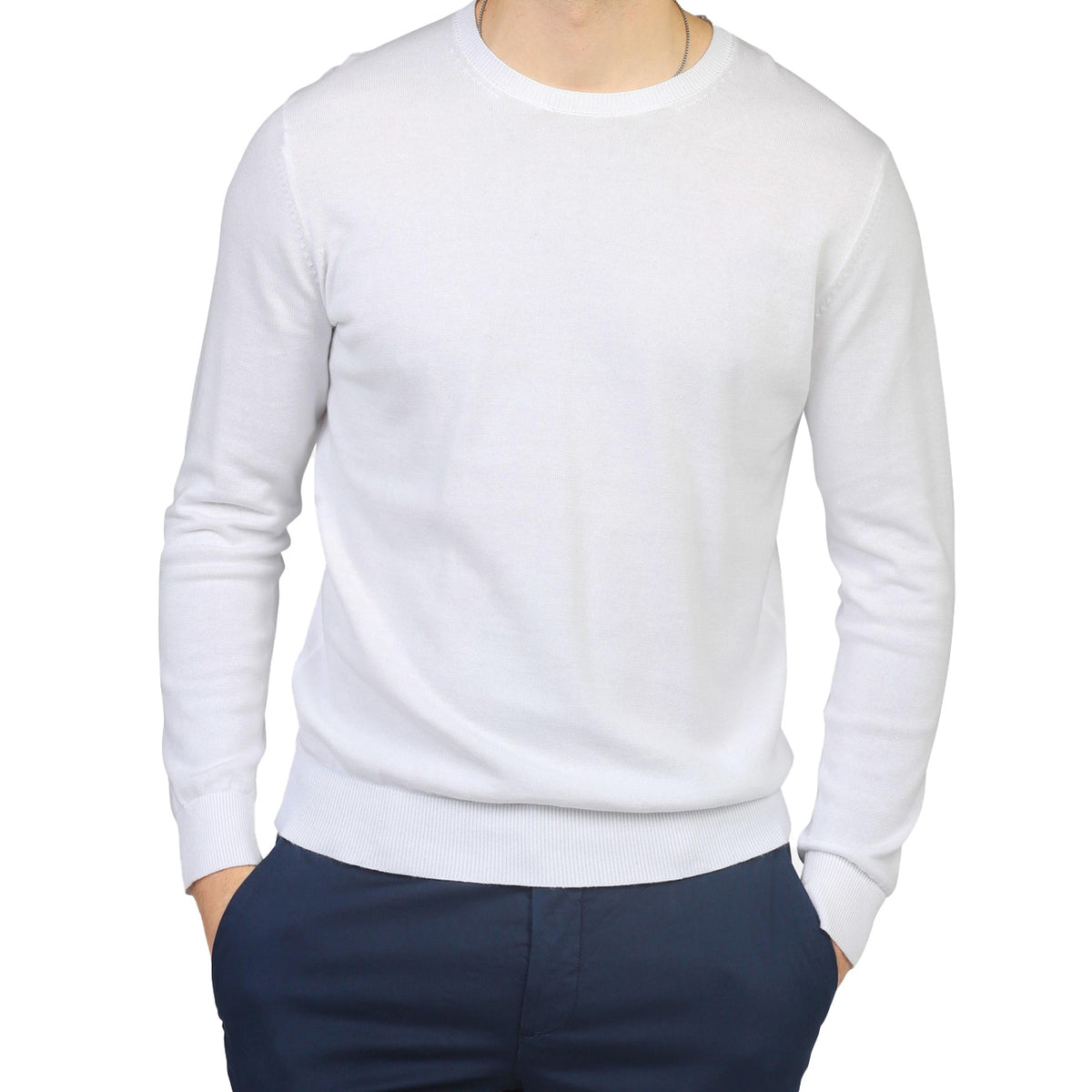 MARKUP Pullover In Cotone MK10001 BIANCO 