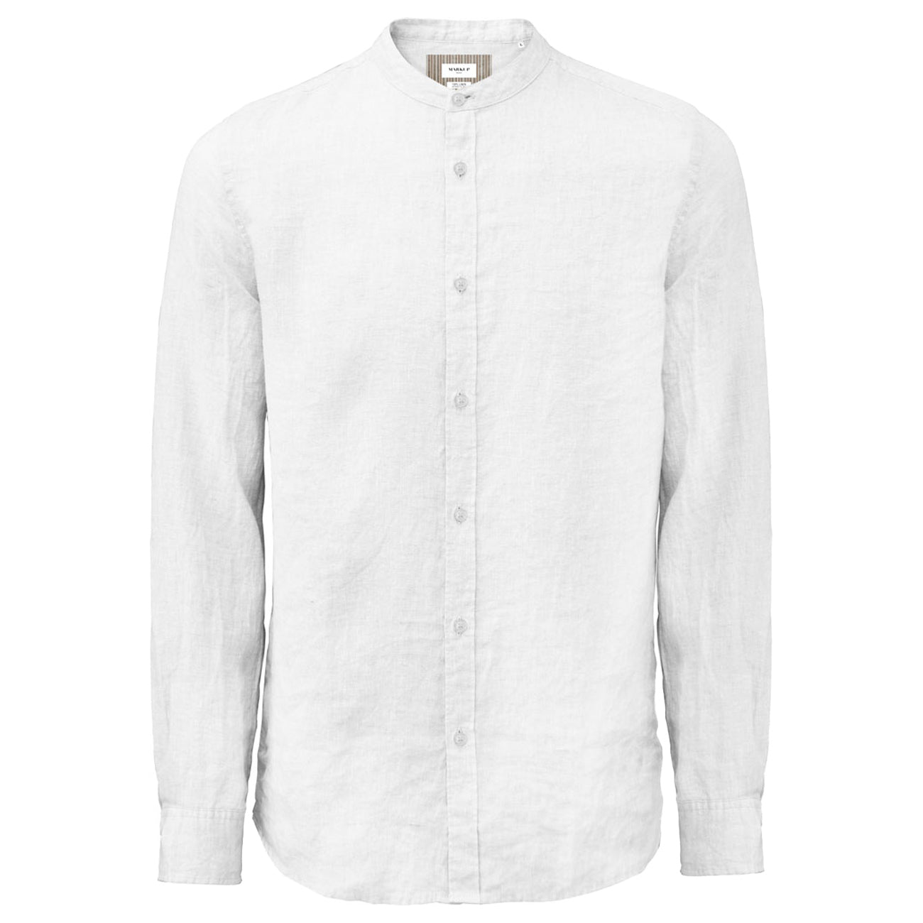 MARKUP Camicia Coreana In Lino MK13002 BIANCO 