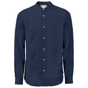 MARKUP Camicia Coreana In Lino MK13002 BLUE 