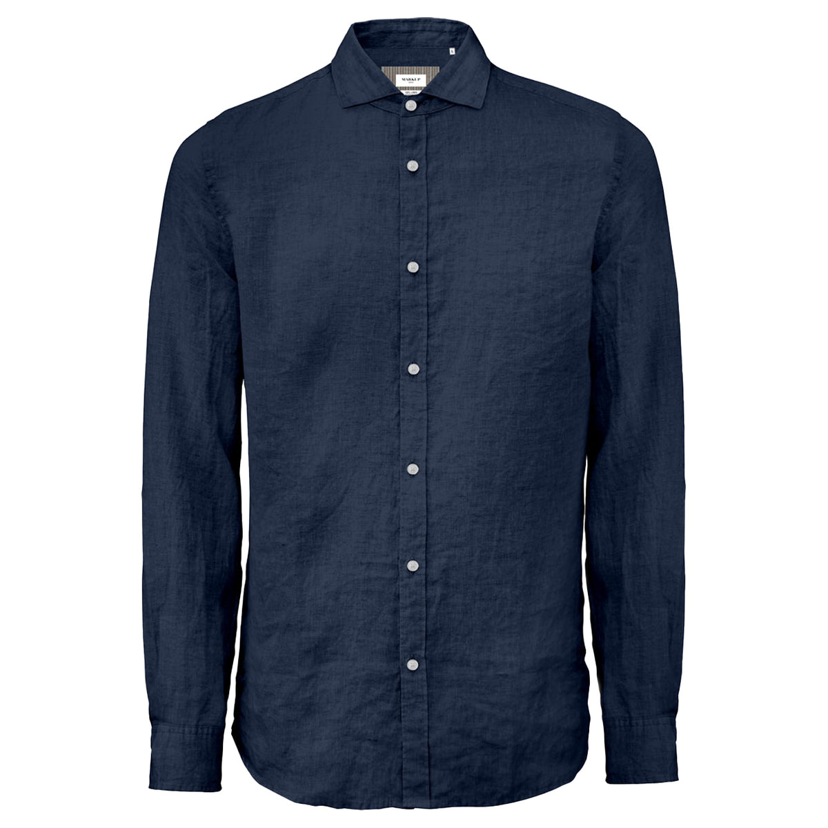 MARKUP Camicia In Lino Uomo Blue MK13003 BLUE 