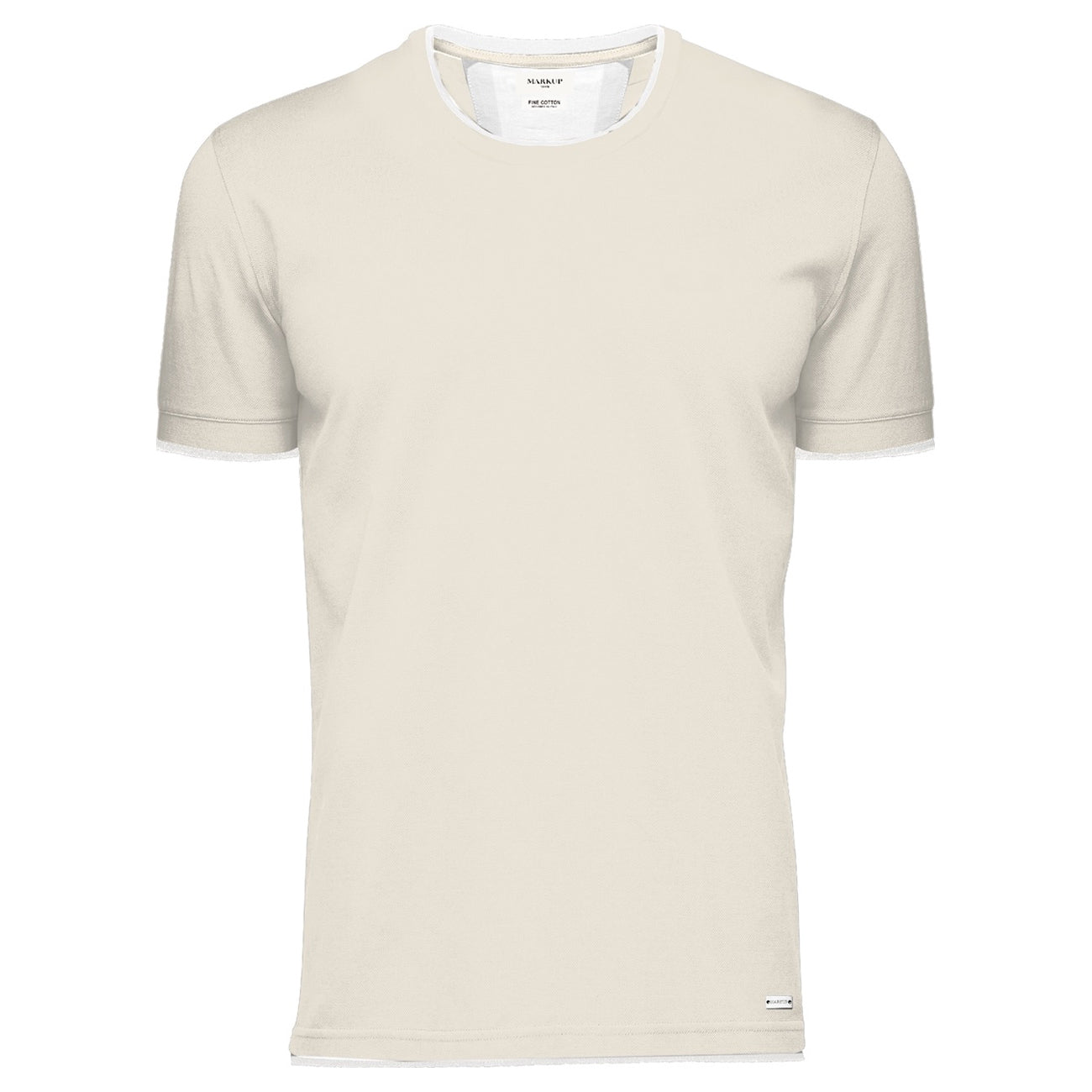 MARKUP T-Shirt Jersey Con Contrasti MK891014 BEIGE 