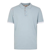 MARKUP Polo Mezza Manica Piquet Con Ricami MK891086 CELESTE 