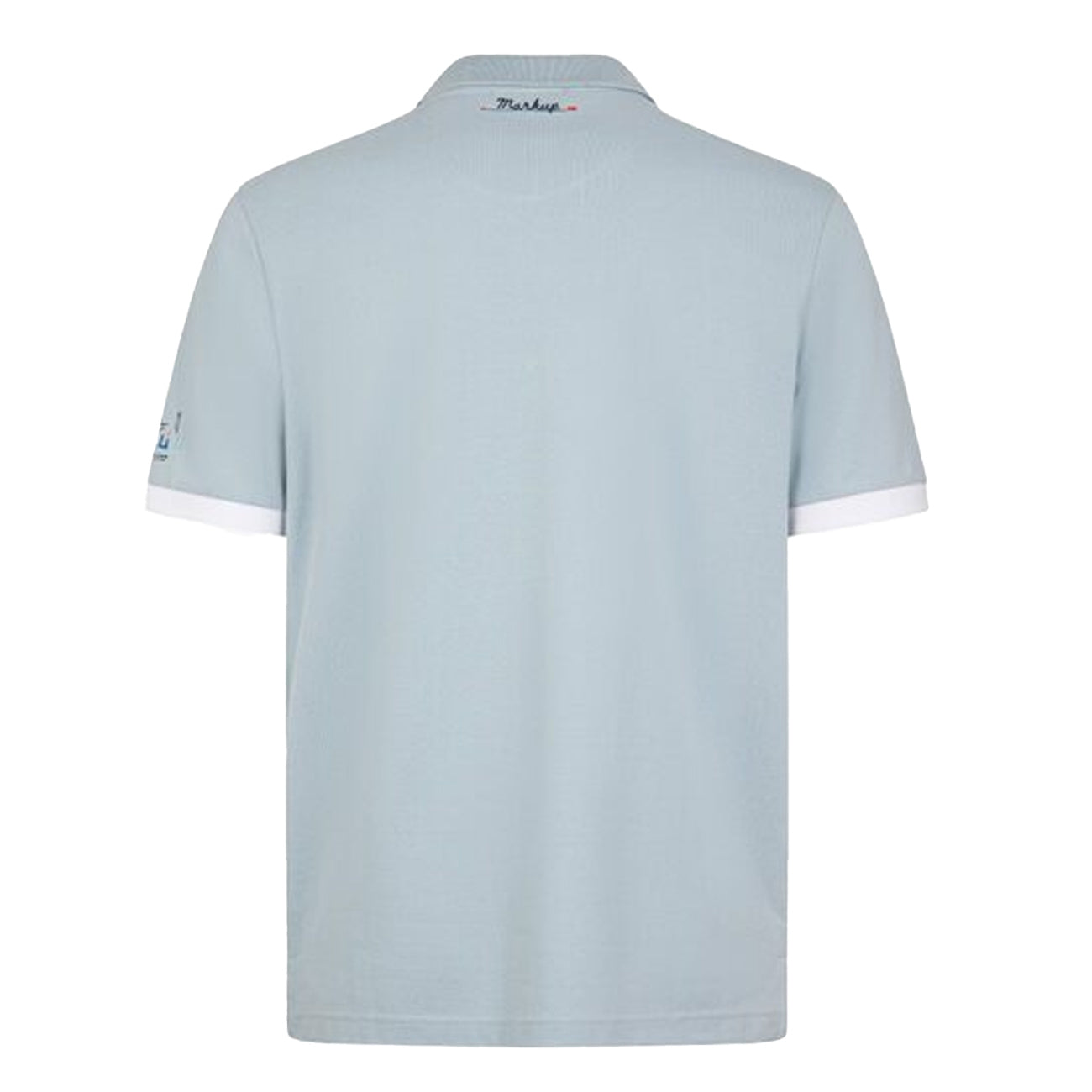 MARKUP Polo Mezza Manica Piquet Con Ricami MK891086 CELESTE 