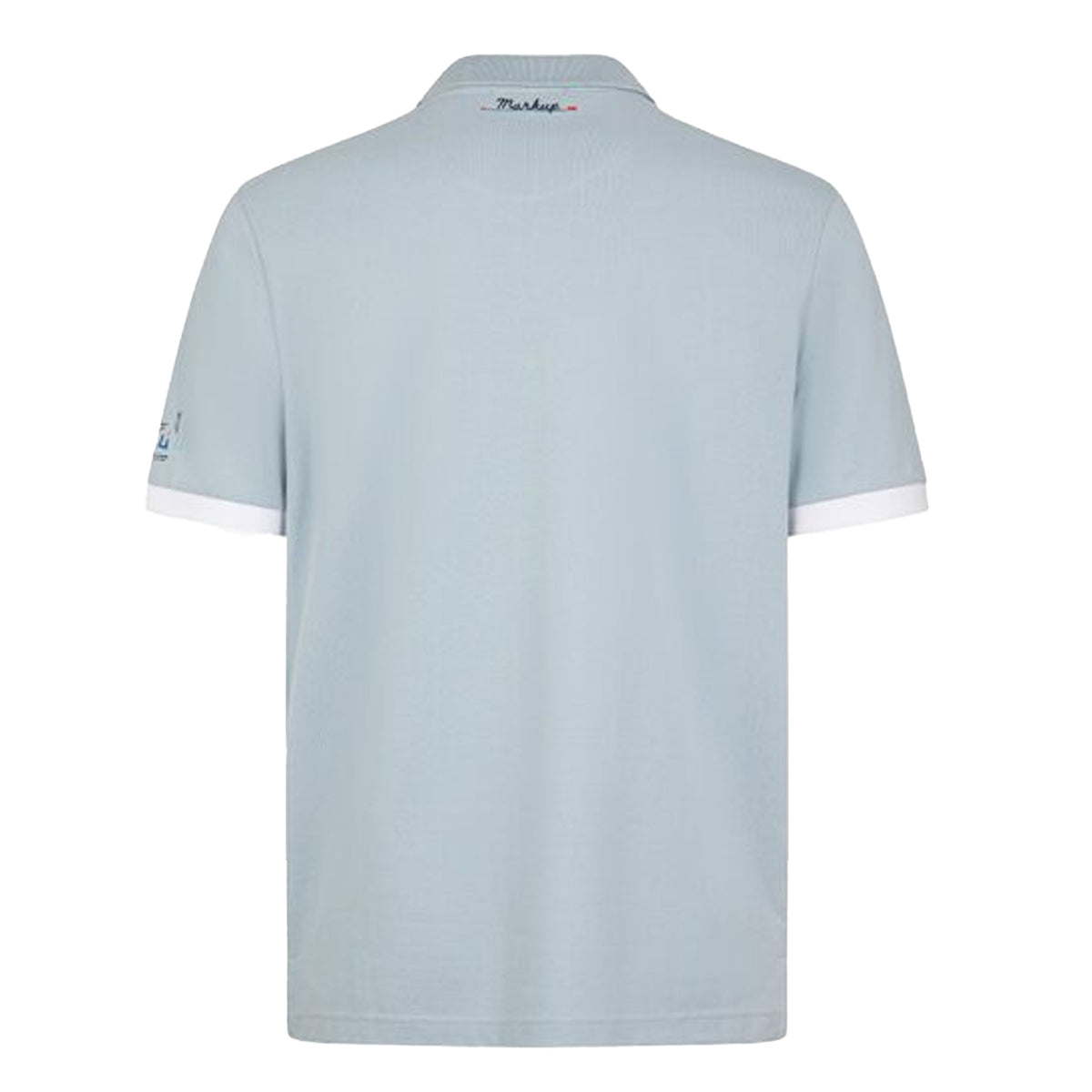MARKUP Polo Mezza Manica Piquet Con Ricami MK891086 CELESTE 