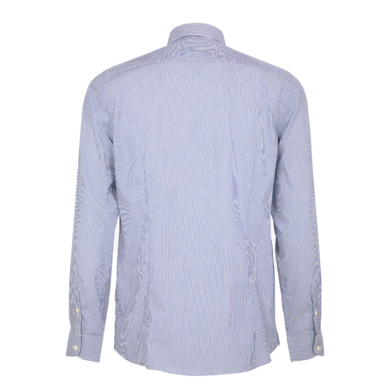 MARKUP Camicia Rigata Con Collo Italiano Uomo Blu MK893013 BLUE 