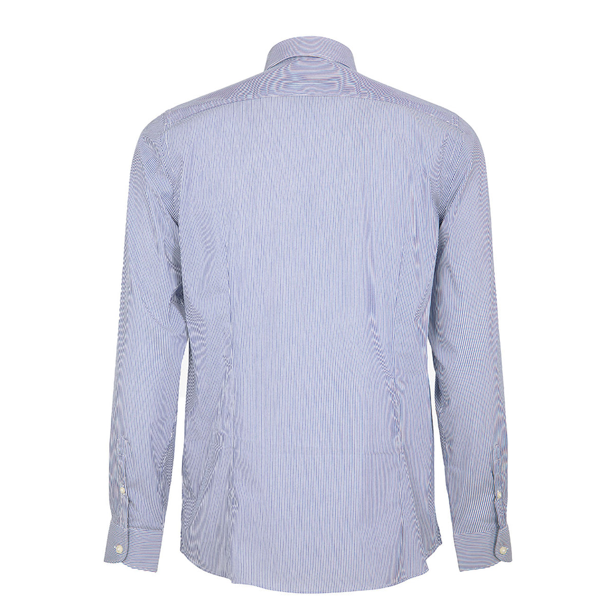 MARKUP Camicia Rigata Con Collo Italiano Uomo Blu MK893013 BLUE 