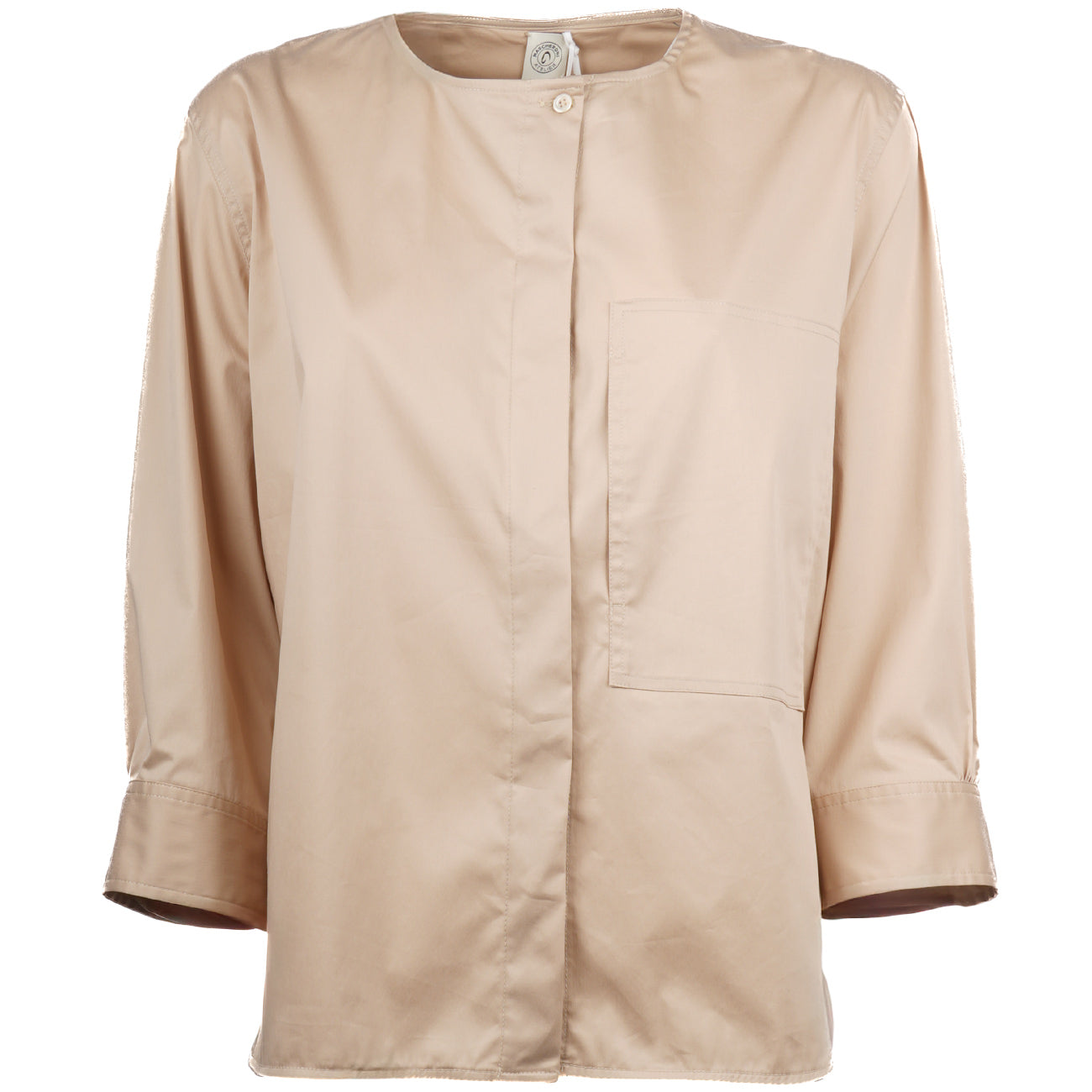 MASCHERONI Camicia Girocollo In Polipene 3275 SABBIA 