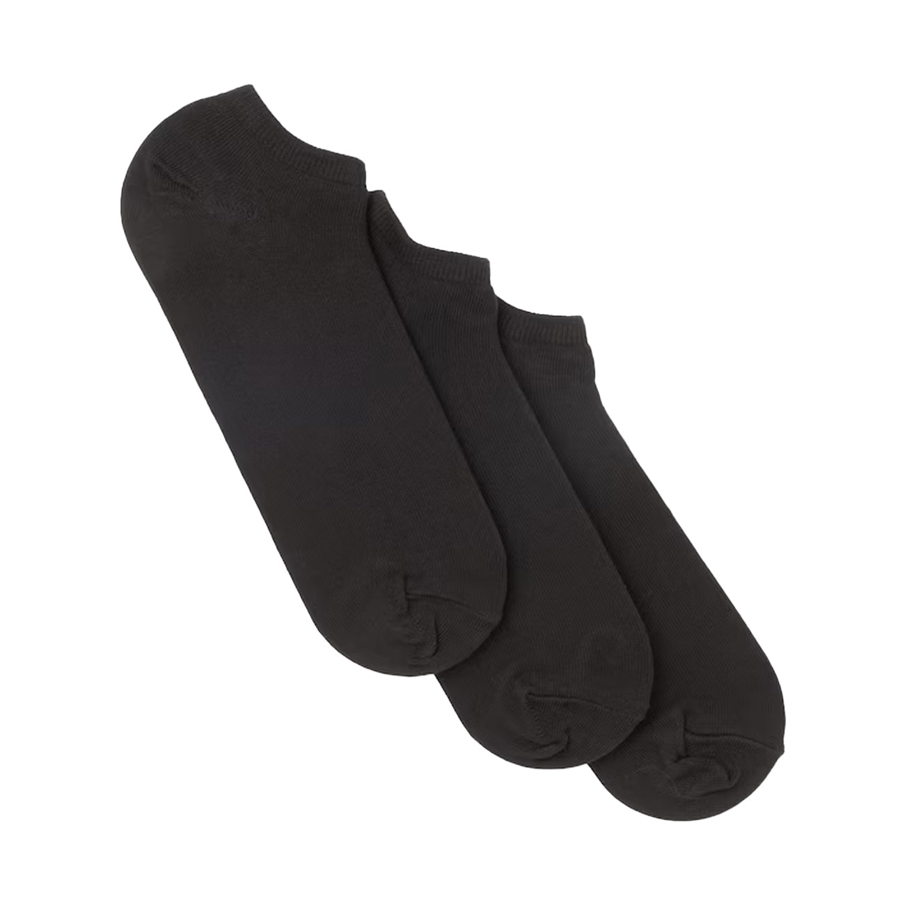 POLO RALPH LAUREN 3Pack Calzini Corti Ghost Ped 449655213 001 BLACK 