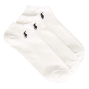 POLO RALPH LAUREN 3Pack Calzini Corti Ghost Ped 449655213 002 WHITE 