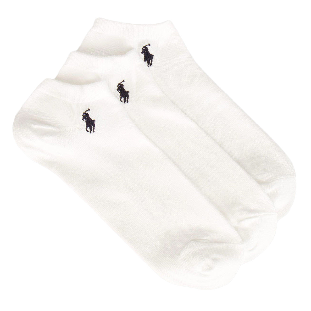 POLO RALPH LAUREN 3Pack Calzini Corti Ghost Ped 449655213 002 WHITE 